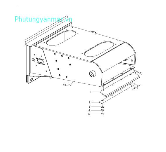 Tấm kim loại buồng cấp lúa